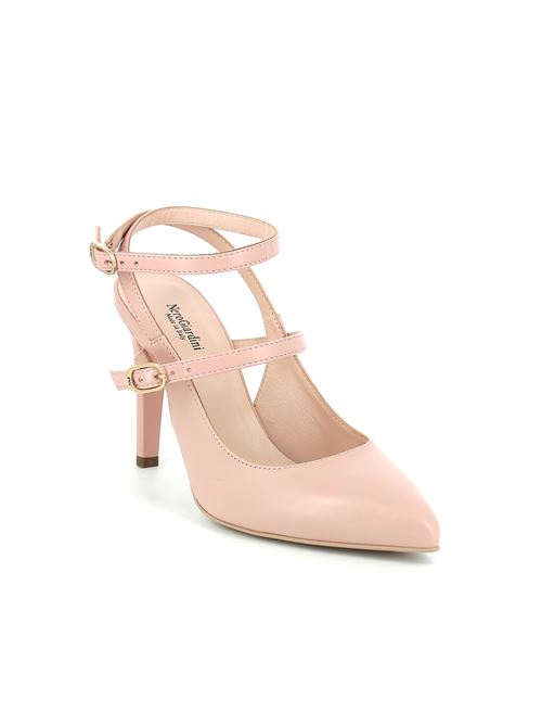 decolleté con tacco da donna in pelle rosa cipria NERO GIARDINI | E307030DE606